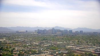 Weather camera view of Phoenix Children`s Hospital.