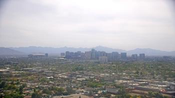 Weather camera view of Phoenix Children`s Hospital.