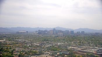 Weather camera view of Phoenix Children`s Hospital.