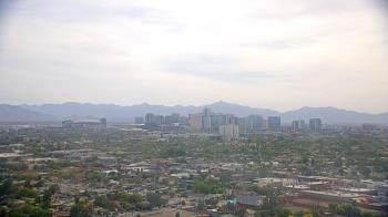 Weather camera view of Phoenix Children`s Hospital.