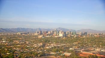 Weather camera view of Phoenix Children`s Hospital.