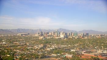 Weather camera view of Phoenix Children`s Hospital.