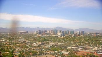 Weather camera view of Phoenix Children`s Hospital.