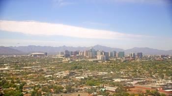 Weather camera view of Phoenix Children`s Hospital.