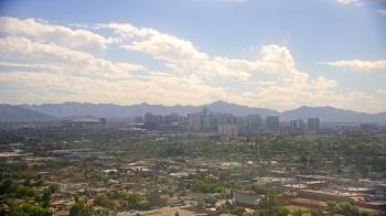Weather camera view of Phoenix Children`s Hospital.