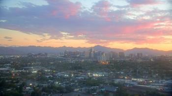Weather camera view of Phoenix Children`s Hospital.