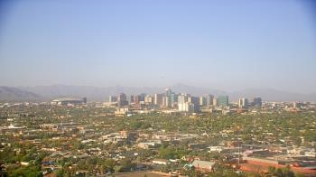 Weather camera view of Phoenix Children`s Hospital.