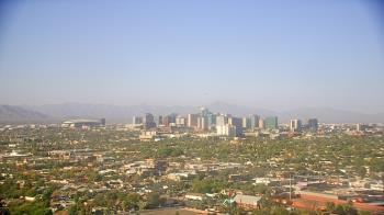 Weather camera view of Phoenix Children`s Hospital.
