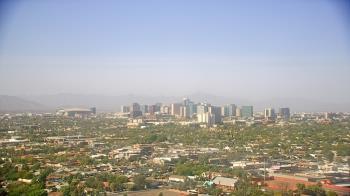Weather camera view of Phoenix Children`s Hospital.