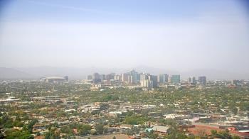 Weather camera view of Phoenix Children`s Hospital.