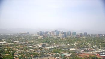 Weather camera view of Phoenix Children`s Hospital.
