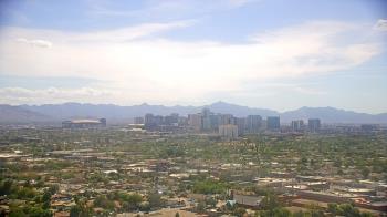 Weather camera view of Phoenix Children`s Hospital.