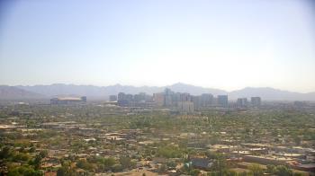 Weather camera view of Phoenix Children`s Hospital.