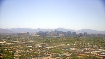 Weather camera view of Phoenix Children`s Hospital.