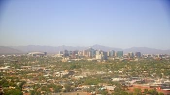 Weather camera view of Phoenix Children`s Hospital.