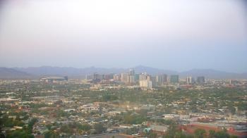 Weather camera view of Phoenix Children`s Hospital.