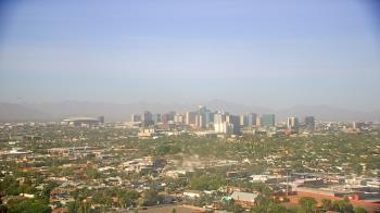 Weather camera view of Phoenix Children`s Hospital.