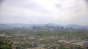 Weather camera view of Phoenix Children`s Hospital.