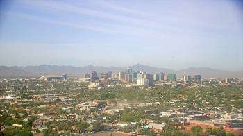 Weather camera view of Phoenix Children`s Hospital.