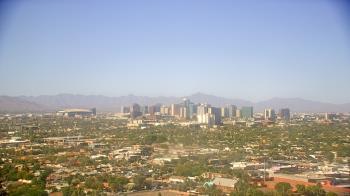 Weather camera view of Phoenix Children`s Hospital.