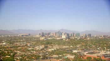 Weather camera view of Phoenix Children`s Hospital.