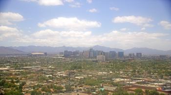 Weather camera view of Phoenix Children`s Hospital.