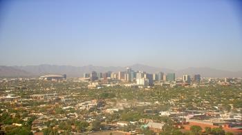 Weather camera view of Phoenix Children`s Hospital.