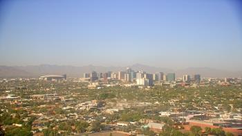 Weather camera view of Phoenix Children`s Hospital.