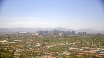 Weather camera view of Phoenix Children`s Hospital.