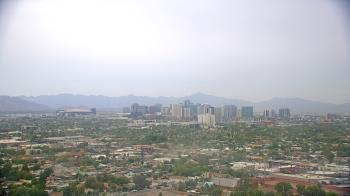 Weather camera view of Phoenix Children`s Hospital.