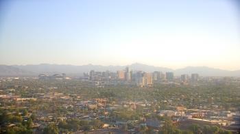 Weather camera view of Phoenix Children`s Hospital.
