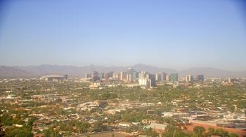 Weather camera view of Phoenix Children`s Hospital.