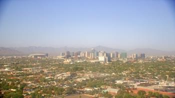 Weather camera view of Phoenix Children`s Hospital.