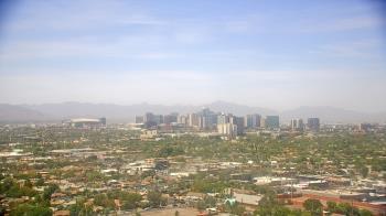 Weather camera view of Phoenix Children`s Hospital.
