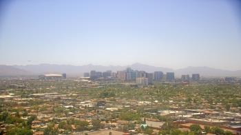 Weather camera view of Phoenix Children`s Hospital.