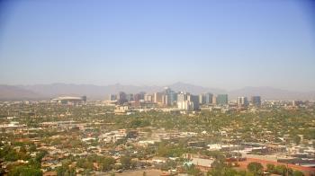 Weather camera view of Phoenix Children`s Hospital.