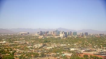 Weather camera view of Phoenix Children`s Hospital.