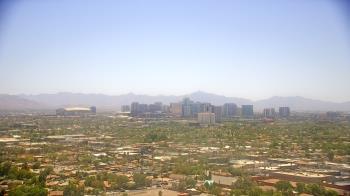 Weather camera view of Phoenix Children`s Hospital.