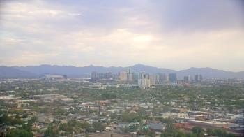 Weather camera view of Phoenix Children`s Hospital.