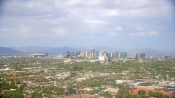 Weather camera view of Phoenix Children`s Hospital.