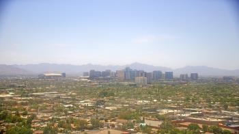 Weather camera view of Phoenix Children`s Hospital.