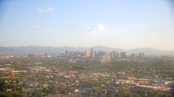 Weather camera view of Phoenix Children`s Hospital.