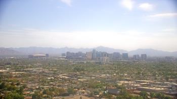 Weather camera view of Phoenix Children`s Hospital.