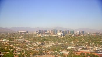 Weather camera view of Phoenix Children`s Hospital.
