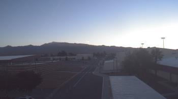 Weather camera view of Pahrump Valley HS.