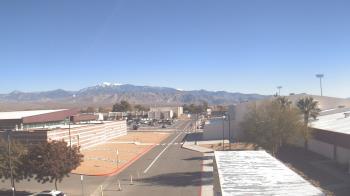 Weather camera view of Pahrump Valley HS.