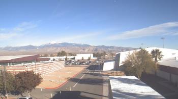 Weather camera view of Pahrump Valley HS.