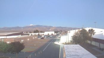 Weather camera view of Pahrump Valley HS.