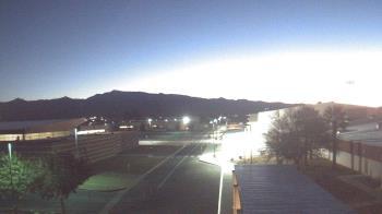 Weather camera view of Pahrump Valley HS.