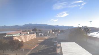 Weather camera view of Pahrump Valley HS.